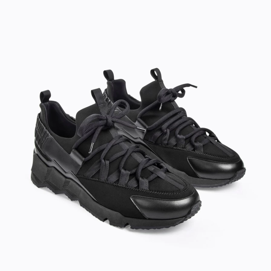Pierre Hardy Men's Black Trek Comet Sneakers
