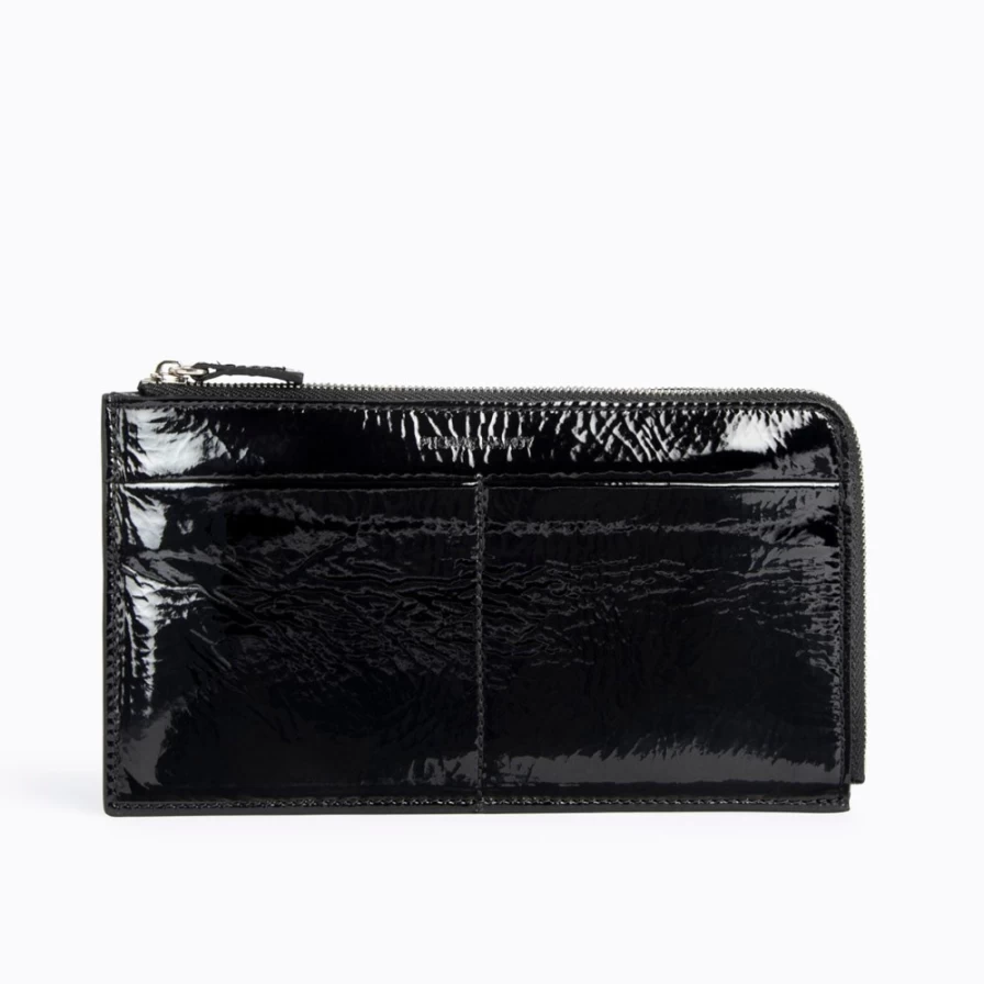 Pierre Hardy Men's Black Maxi Perspective Cube Wallet - Stylish & Compact Designer Billfold