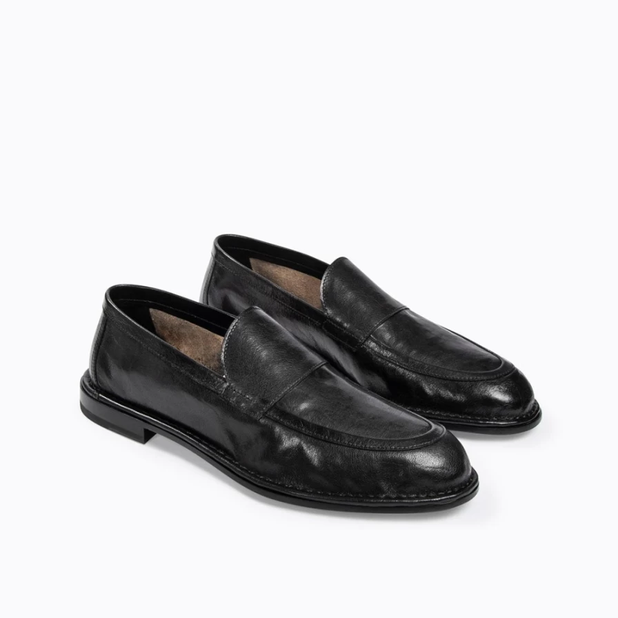 "Pierre Hardy Men's Black Noto Loafer – Classic Slip-On Shoes"