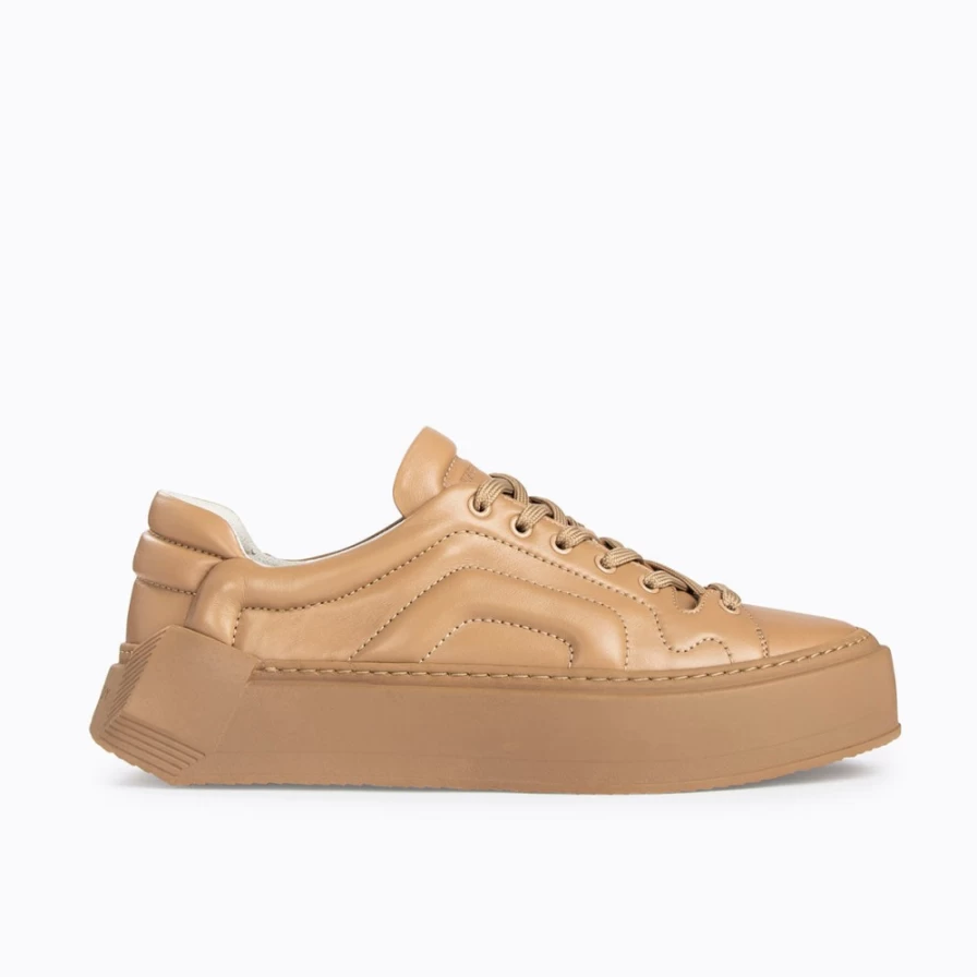 Pierre Hardy Men's Cubix Sneakers in Cappuccino - Stylish & Comfortable Casual Shoes
