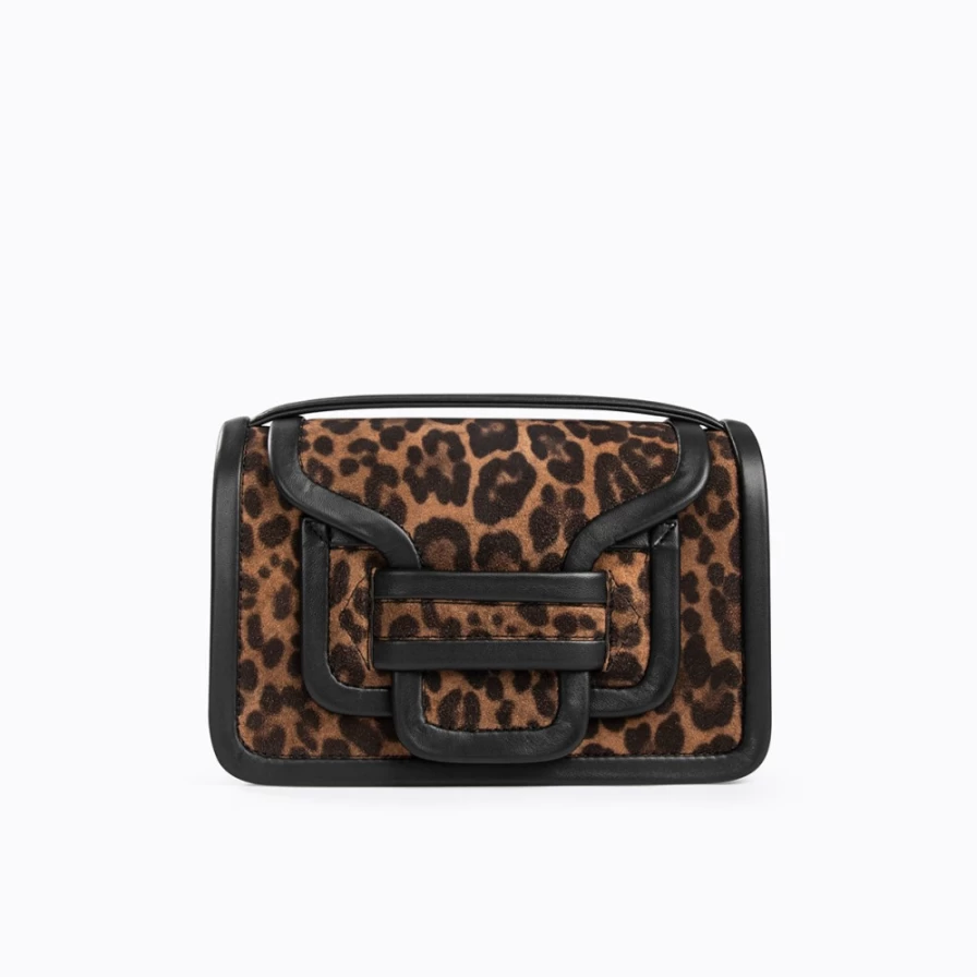 Pierre Hardy Women's Leopard & Black Alpha Handbag - Luxury Designer Tote for Women