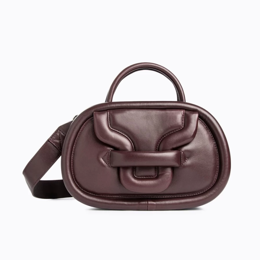 Pierre Hardy Women's Burgundy Alpha Strike Bag – Stylish Crossbody Handbag for Women