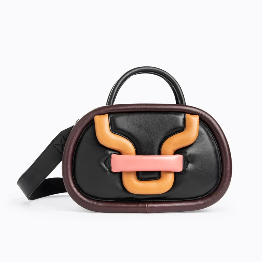 Pierre Hardy Women's Alpha Strike Bag - Black, Burgundy, Blush, Cognac Color Options