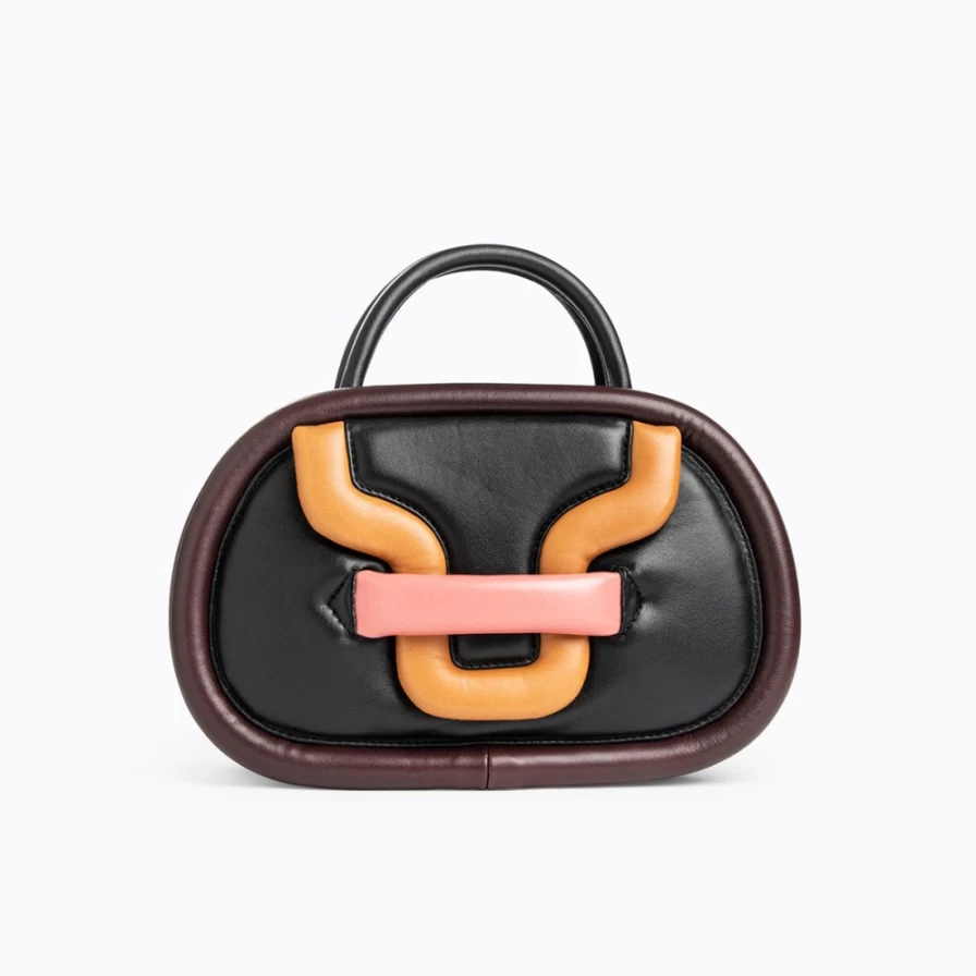 Pierre Hardy Women's Alpha Strike Bag - Black, Burgundy, Blush, Cognac Color Options