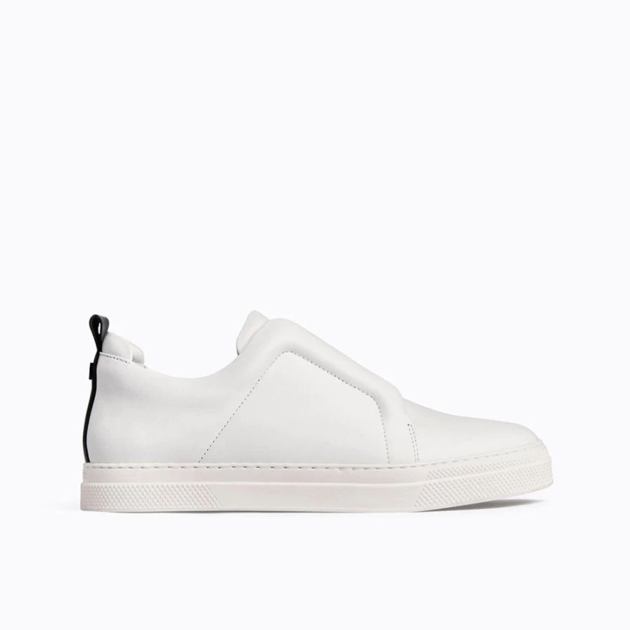 Pierre Hardy Women's White/Black Slider Sneakers - Fashionable Comfort Footwear