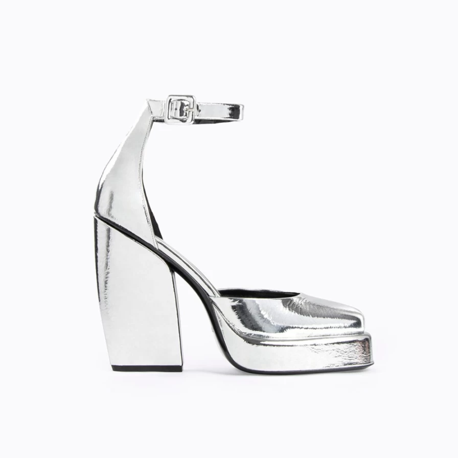 Pierre Hardy Women's Silver Sean Pump Luxury Heels