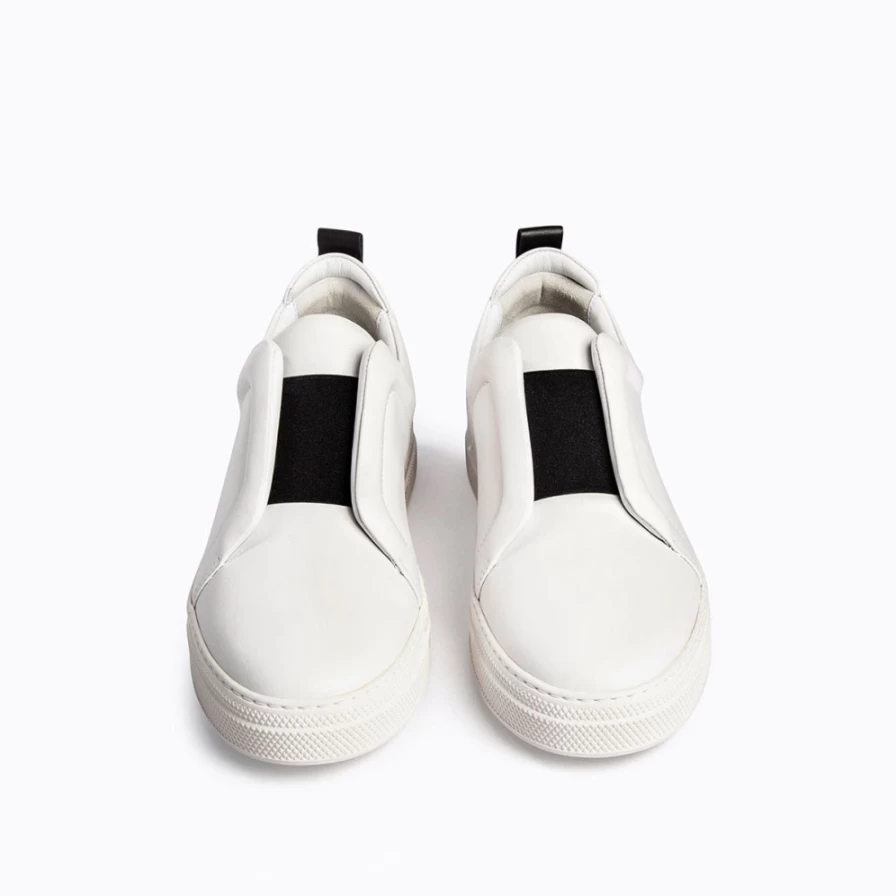 Pierre Hardy Women's White/Black Slider Sneakers