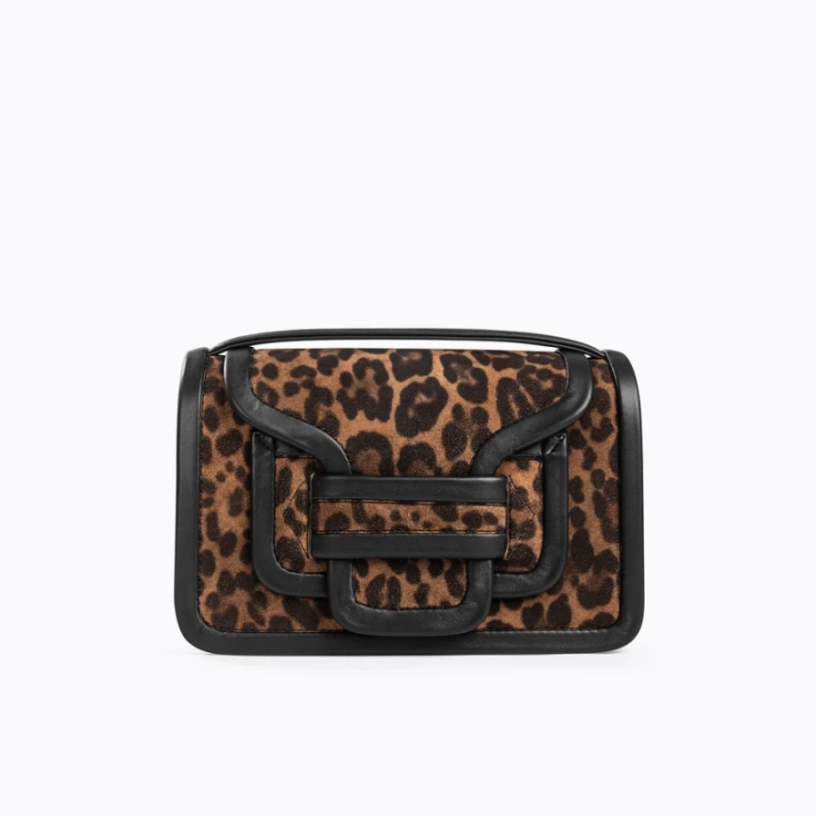 Pierre Hardy Women's Leopard & Black Alpha Handbag - Luxury Designer Tote