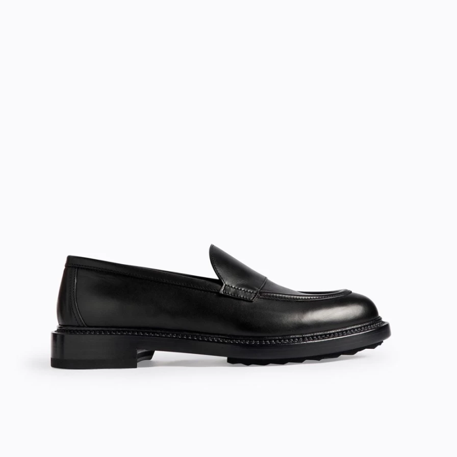 "Pierre Hardy Women's Black John Loafer - Classic Slip-On Shoes"
