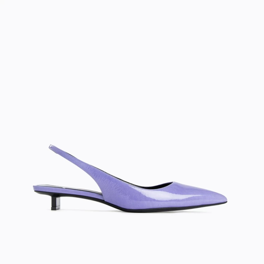 Pierre Hardy Women's Stella Slingback Heels in Mauve | Luxury Designer Shoes
