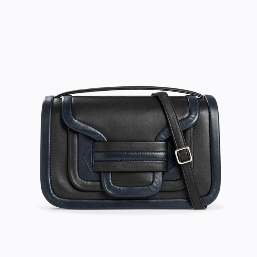 Pierre Hardy Women's Alpha Maxi Handbag in Black/Navy - Luxury Designer Tote for Women