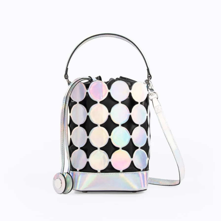 Pierre Hardy Women's Iridescent Opale Bulles Bucket Bag