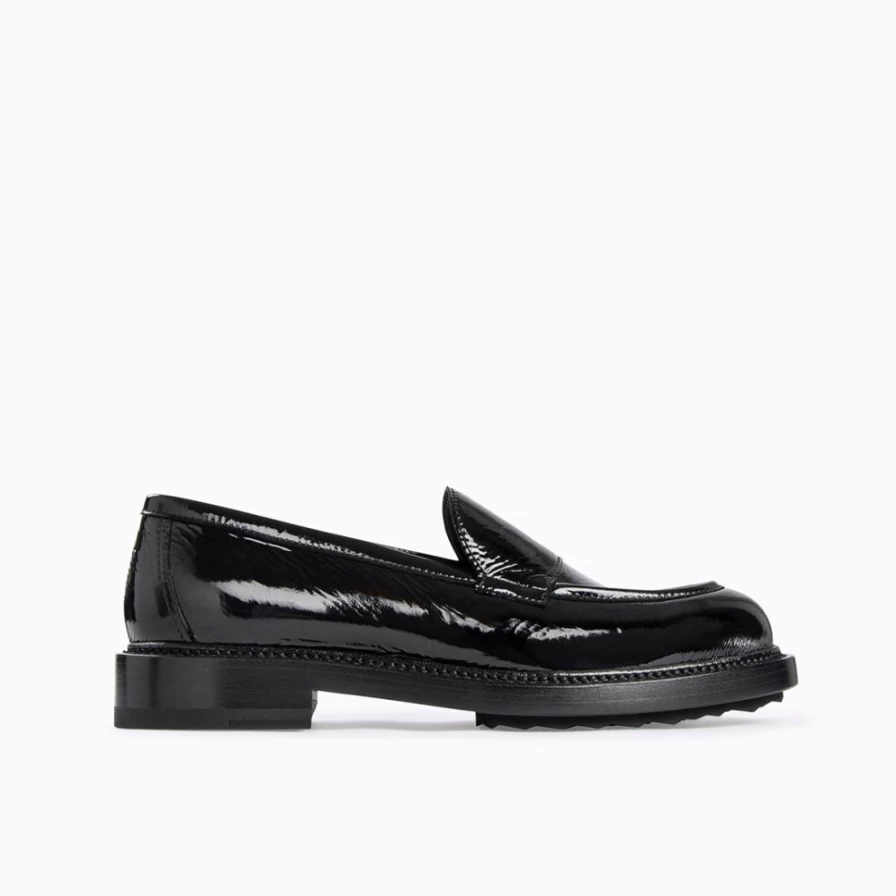 "Pierre Hardy Women's Black John Loafer Shoes"