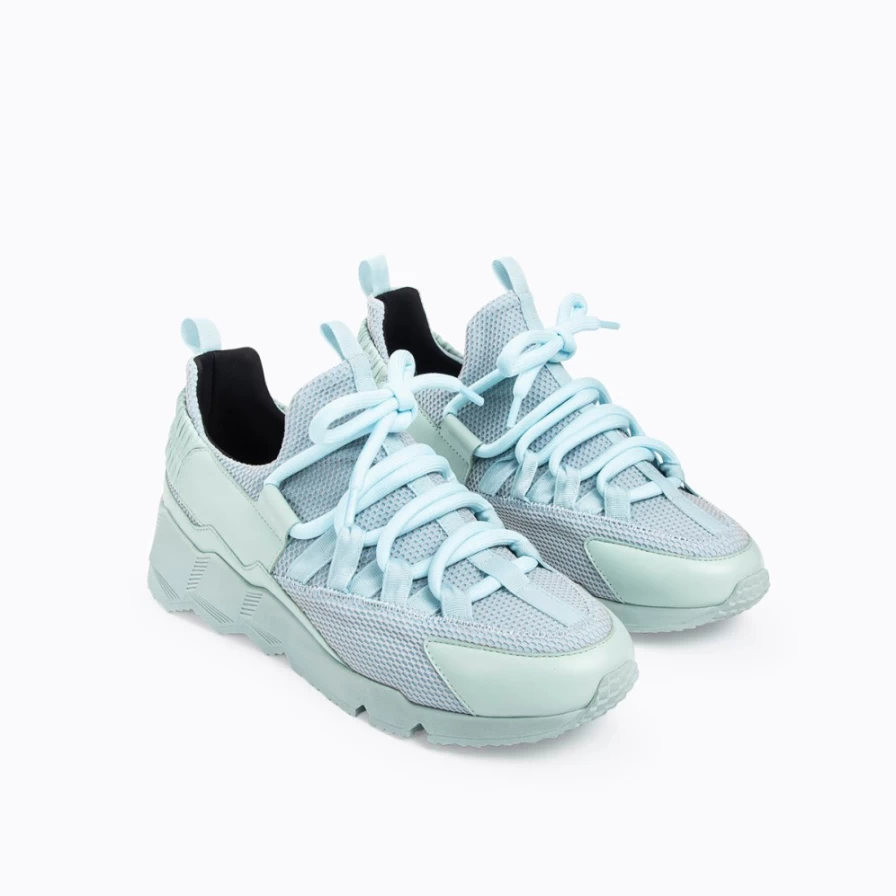 Pierre Hardy Women's Sea Green Trek Comet Sneakers