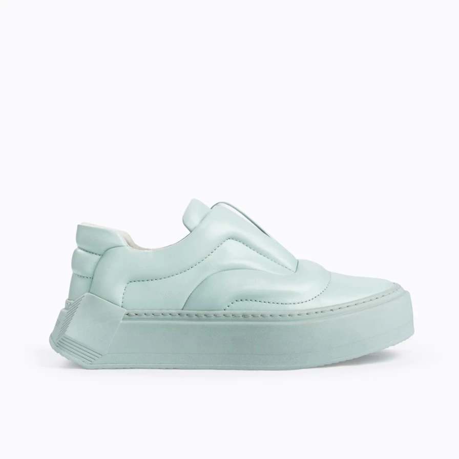 Pierre Hardy Women's Sea Green Skate Cubix Sneakers | Fashionable & Comfortable Skate Shoes
