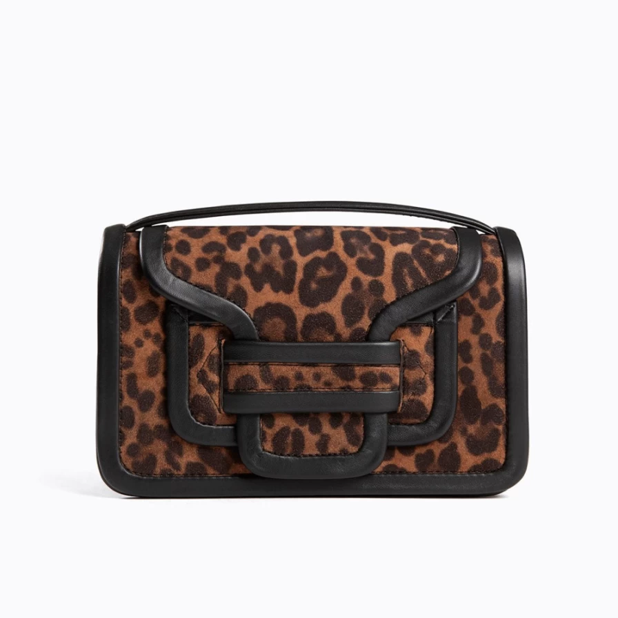 Pierre Hardy Women's Leopard & Black Alpha Maxi Handbag – Luxury Designer Tote