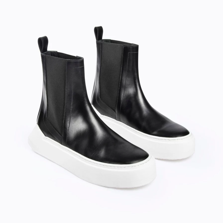 Pierre Hardy Women's Black Chelsea Cubix High-Top Sneakers