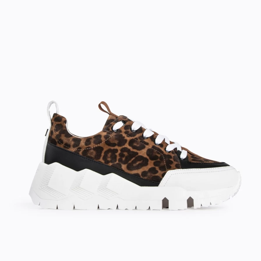 Pierre Hardy Women's Leopard/Black Street Life Sneakers