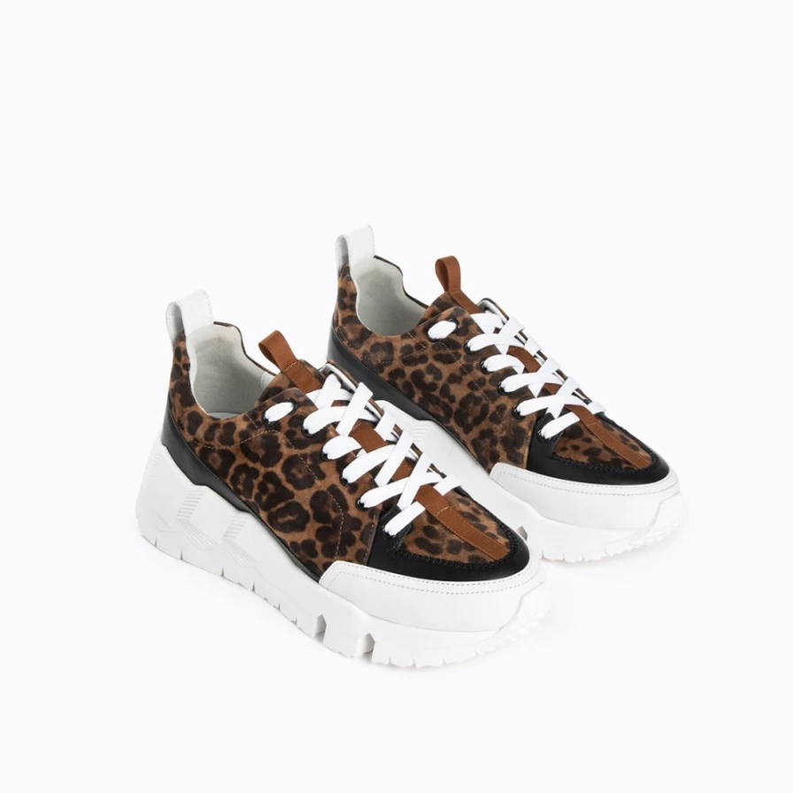 Pierre Hardy Women's Leopard/Black Street Life Sneakers