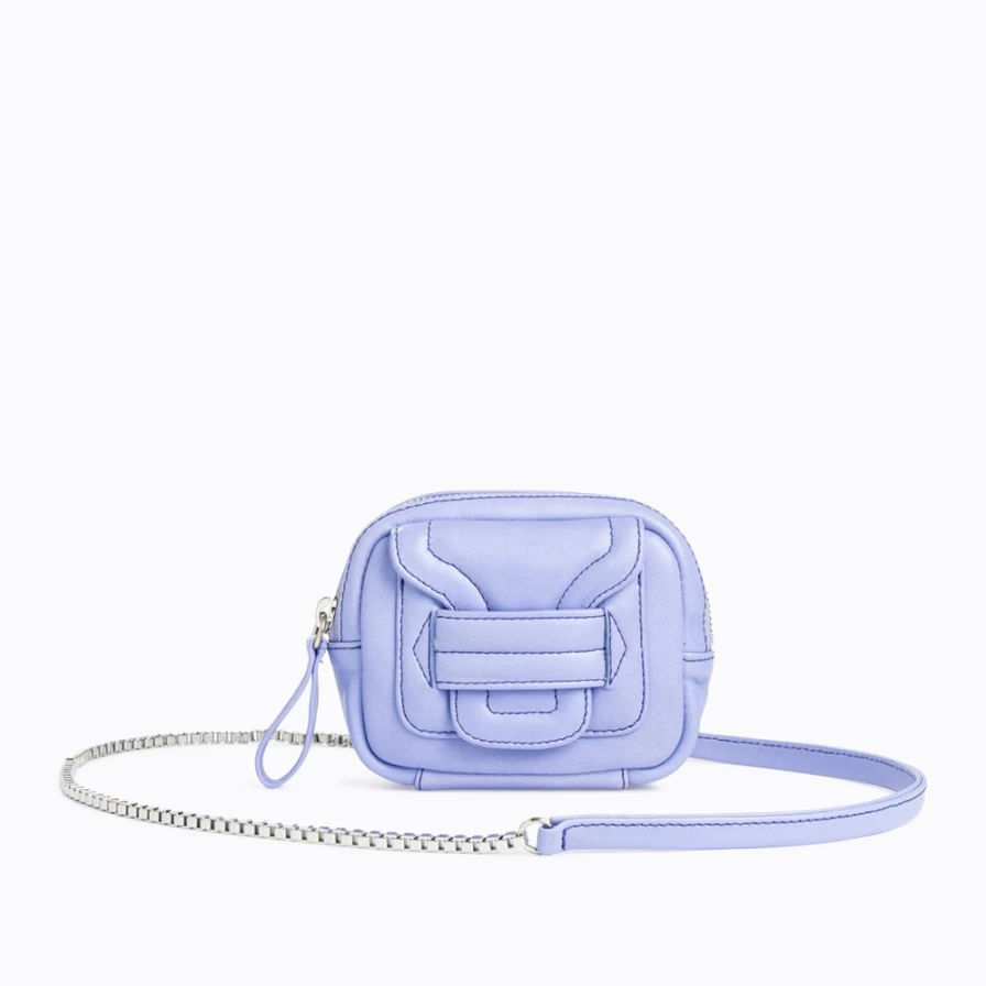 Pierre Hardy Women's Alpha Pad Nano Bag in Mauve - Compact Crossbody Purse